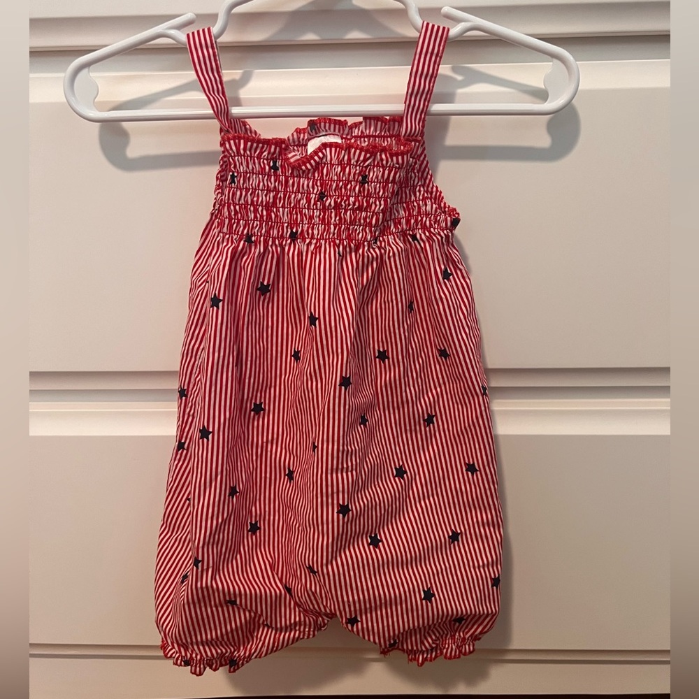 Carter’s baby girl patriotic romper